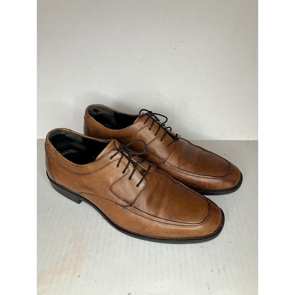 Johnston and Murphy Men's dress lace up shoes Size 9.5 brown - Picture 10 of 12